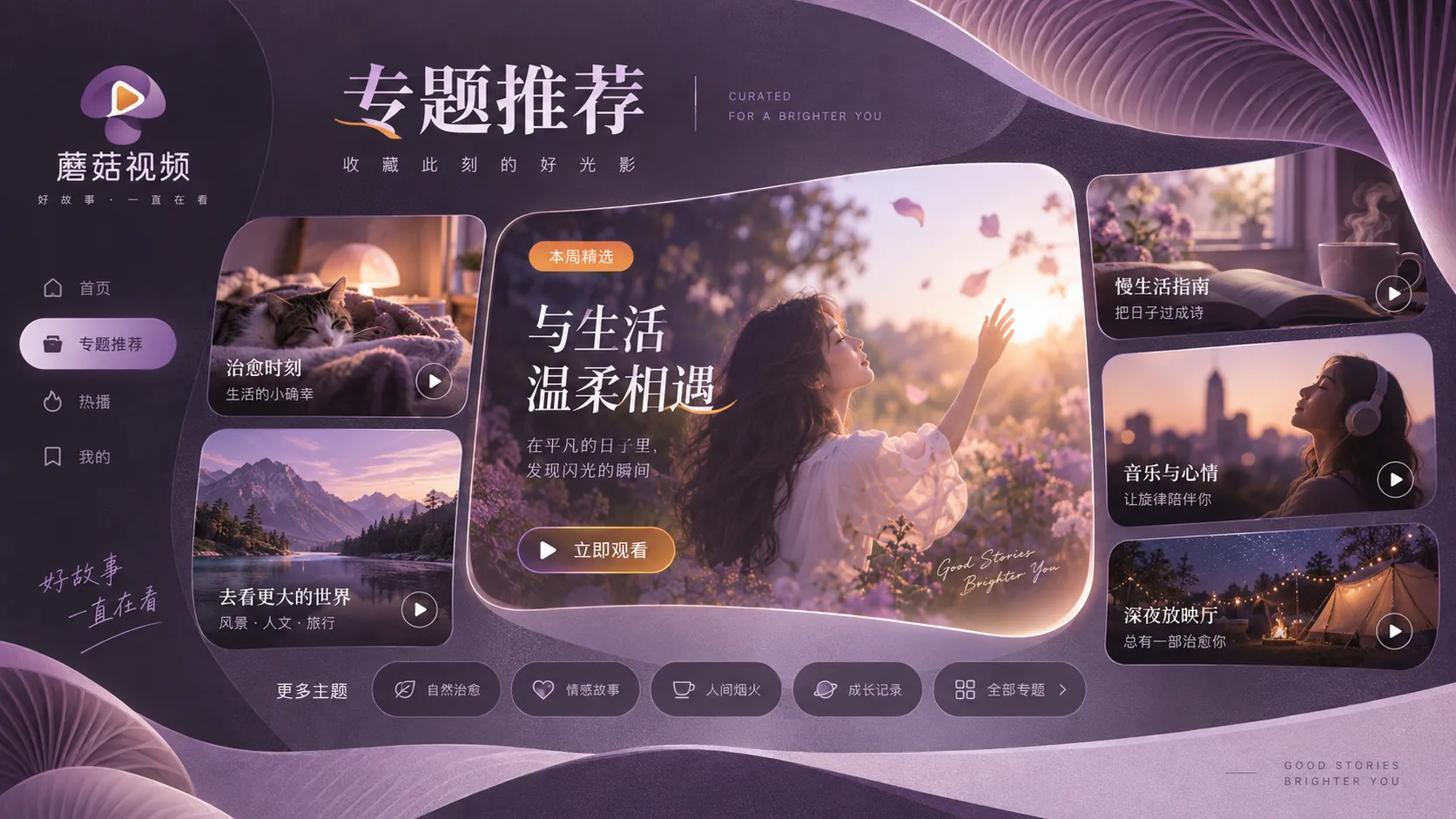 蘑菇视频观看专题目录